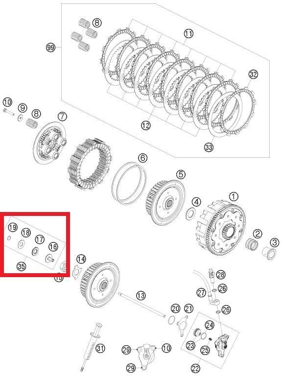 Pressure Pıece Cpl Ktm Orj Yp A5-2