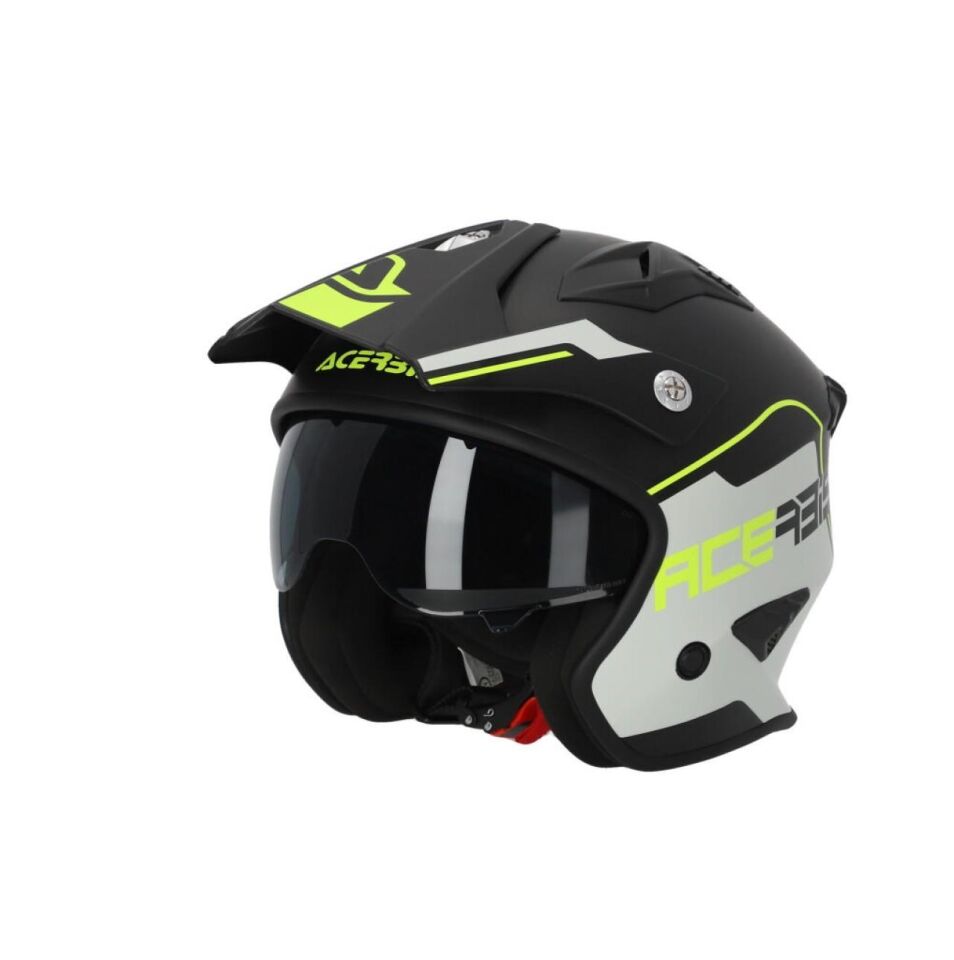 Acerbis Jet Arıa 22-06 Kask Siyah Gri