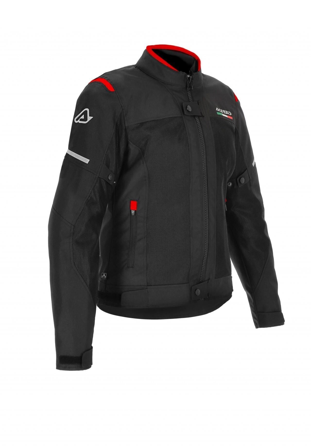 Acerbis Ruby Bayan Yazlık Mont Siyah Kırmızı