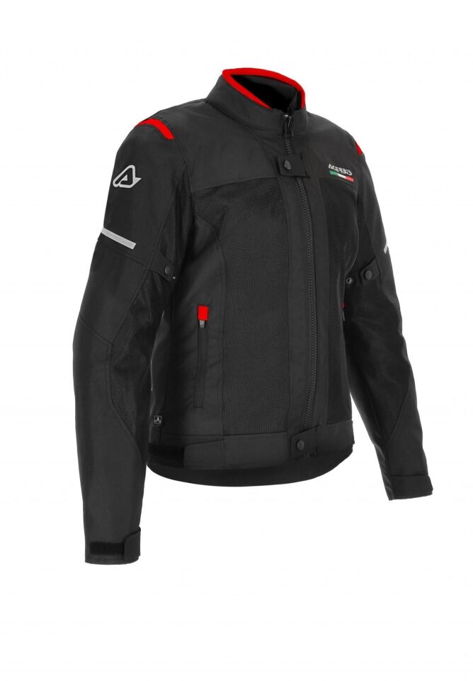 Acerbis Ruby Bayan Yazlık Mont Siyah Kırmızı