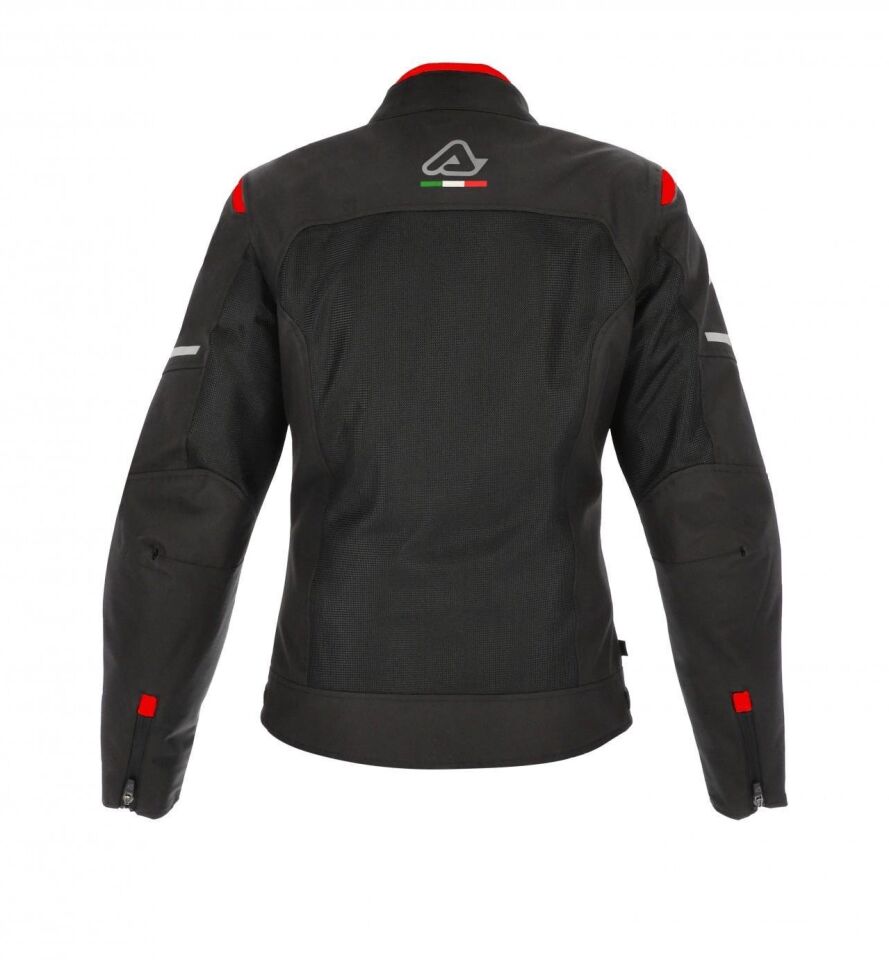 Acerbis Ruby Bayan Yazlık Mont Siyah Kırmızı