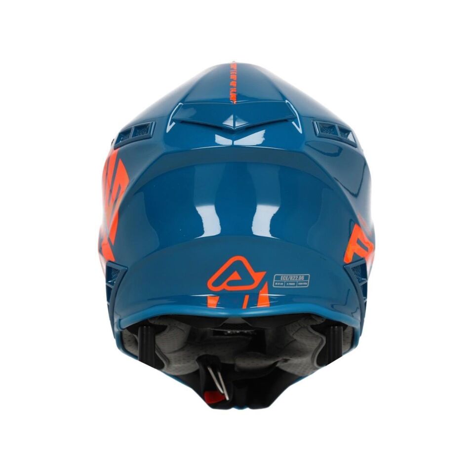 Acerbis X-Track 22-06 Kask Mavi Turuncu