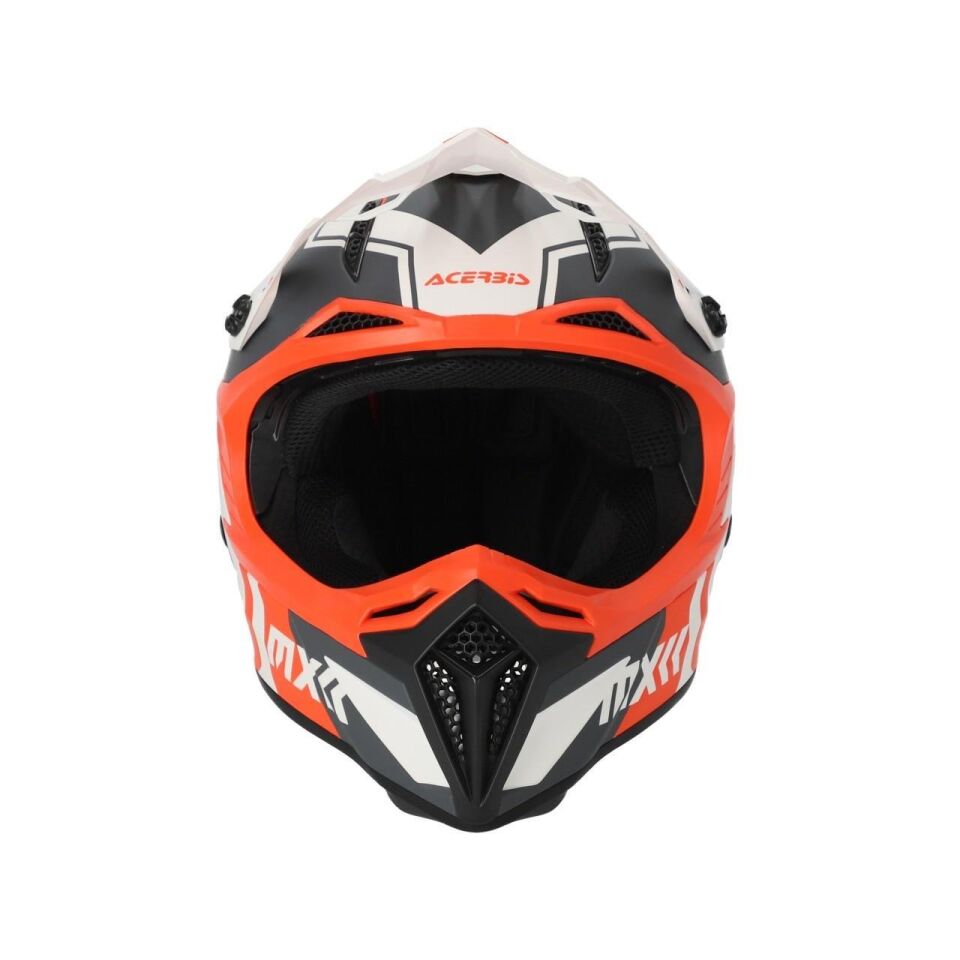 Acerbis Profıle 5 Kask Beyaz Turuncu