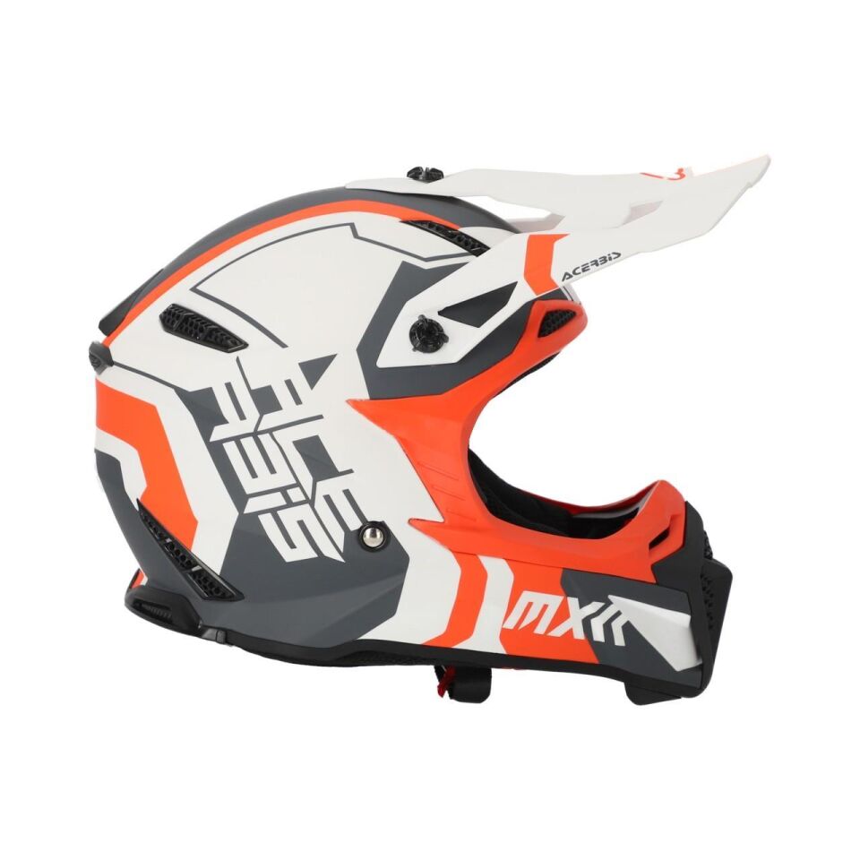 Acerbis Profıle 5 Kask Beyaz Turuncu