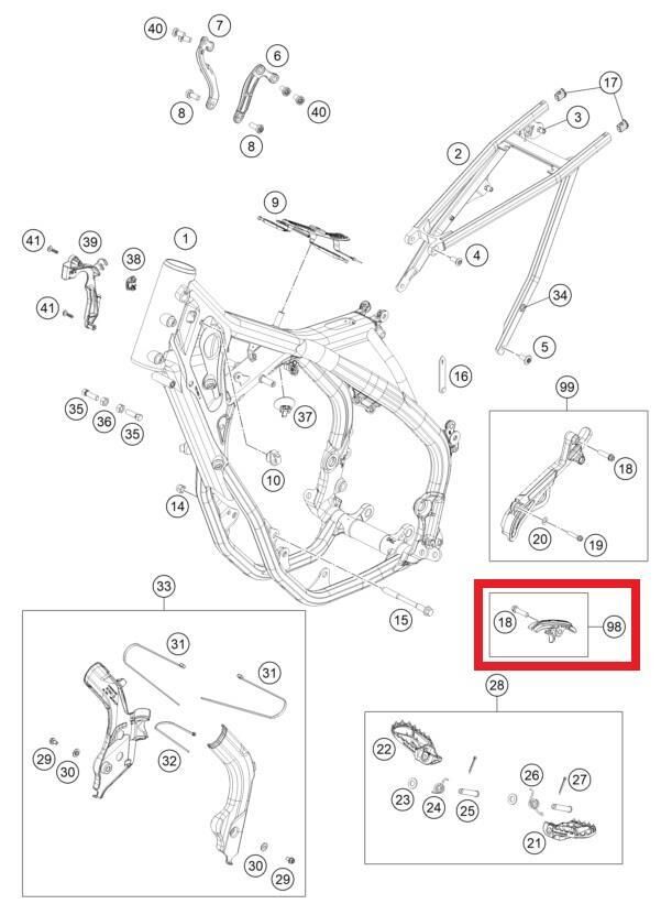 Chaın Slıdıng Kıt Below Ktm Orj Yp