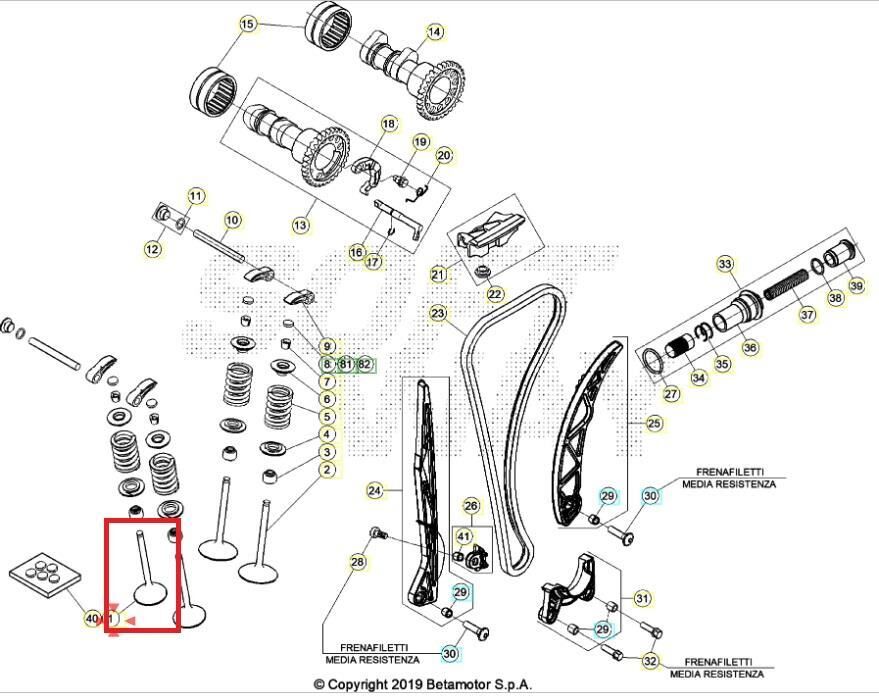 Exhaust Valve Beta Orj Yp