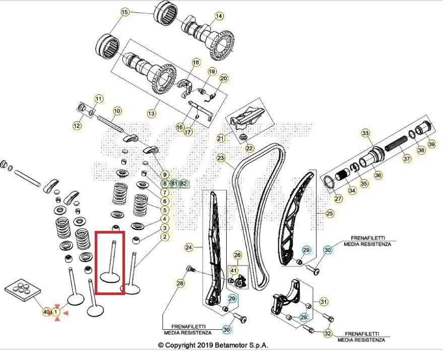 Intake Valve Beta Orj Yp