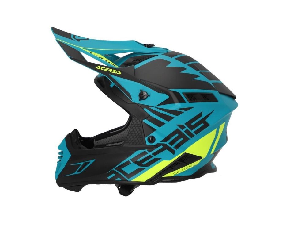Acerbis X-Track 22-06 Kask Siyah Turkuaz