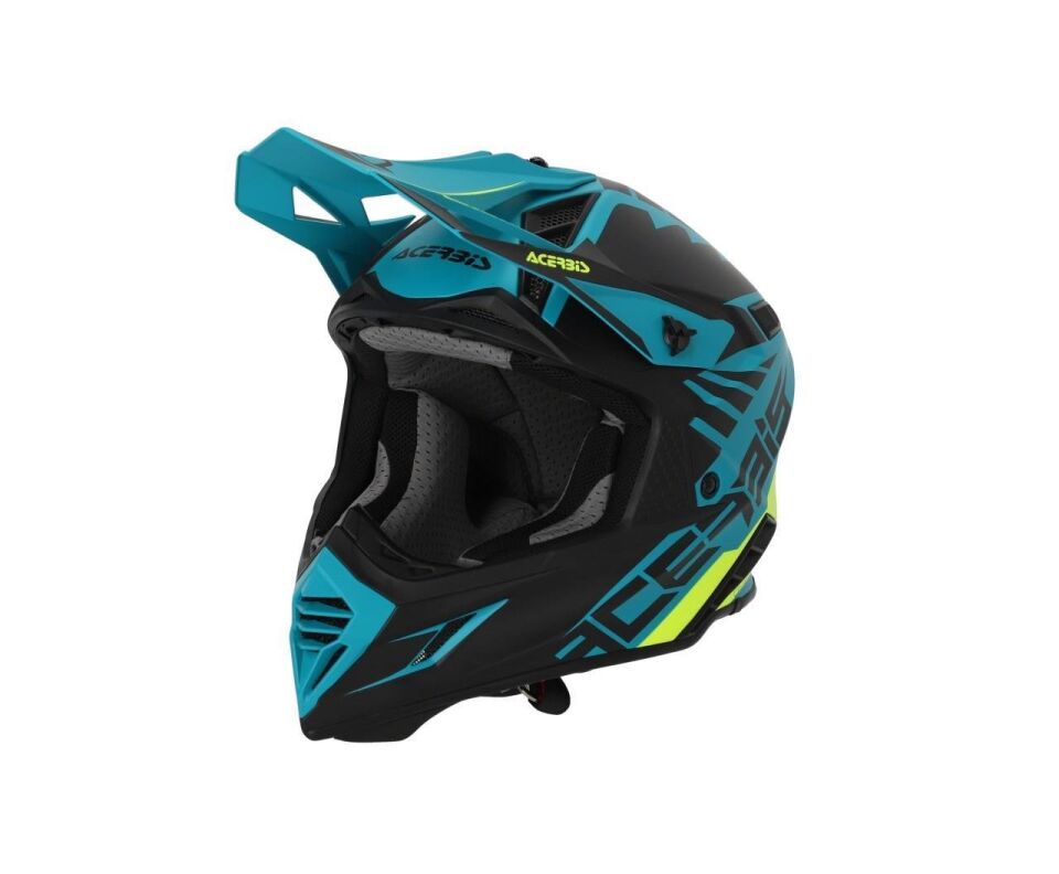 Acerbis X-Track 22-06 Kask Siyah Turkuaz