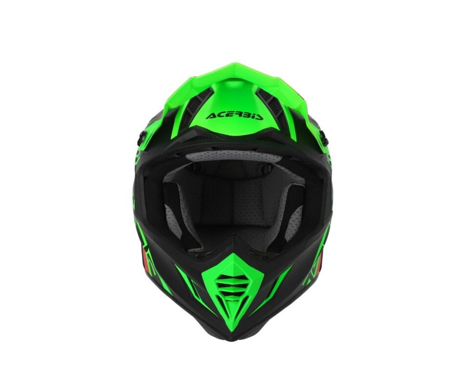 Acerbis X-Track 22-06 Kask Siyah Yeşil
