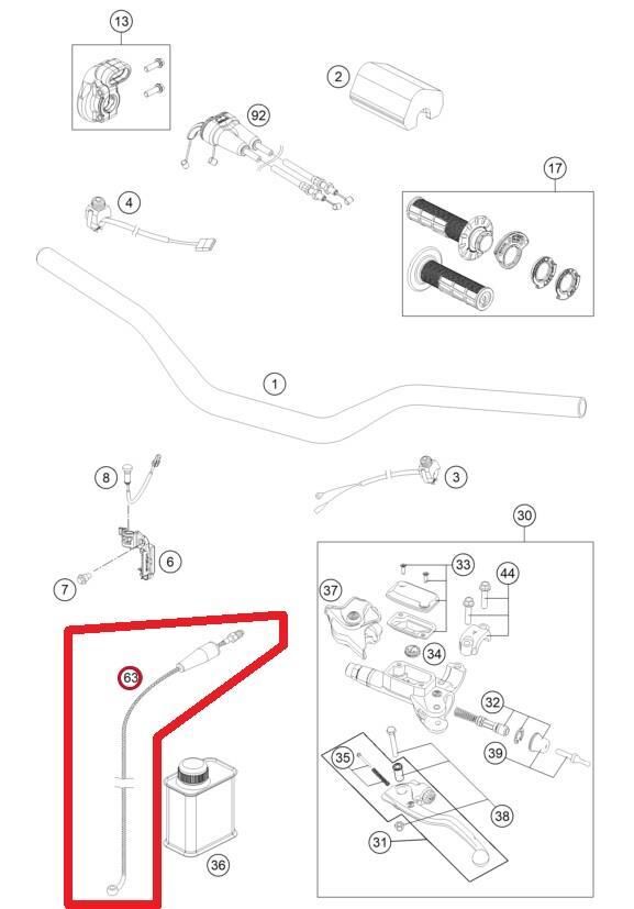Clutch Pıpe Ktm Orj Yp K2
