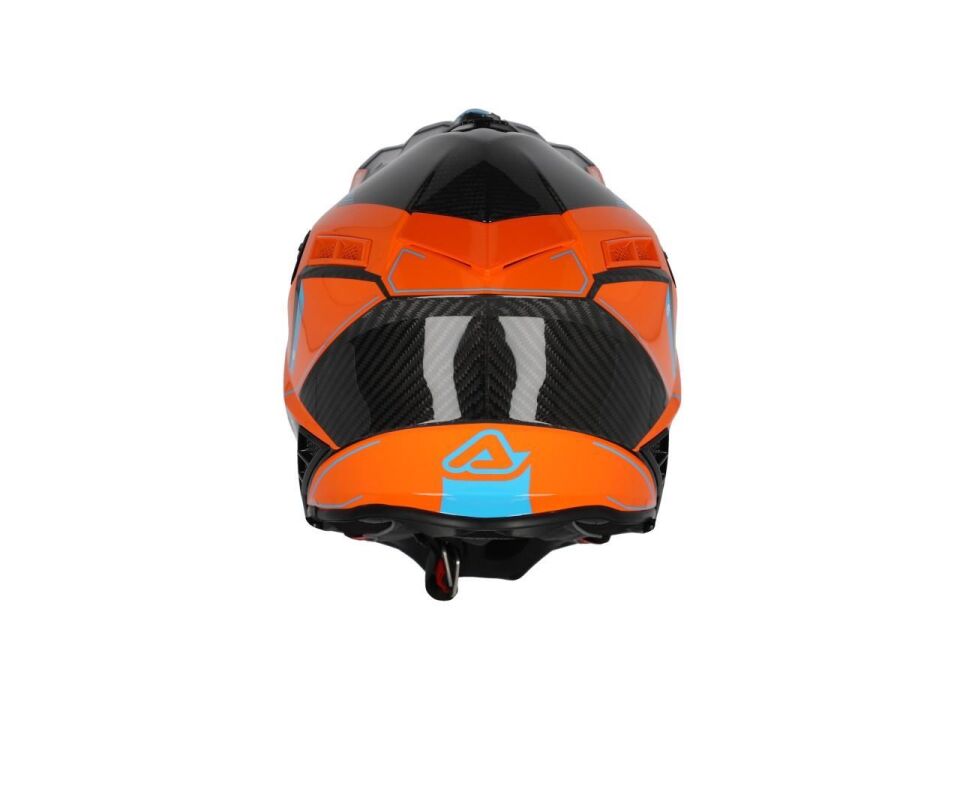 Acerbis Steel Carbon 22-06 Kask Siyah Turuncu