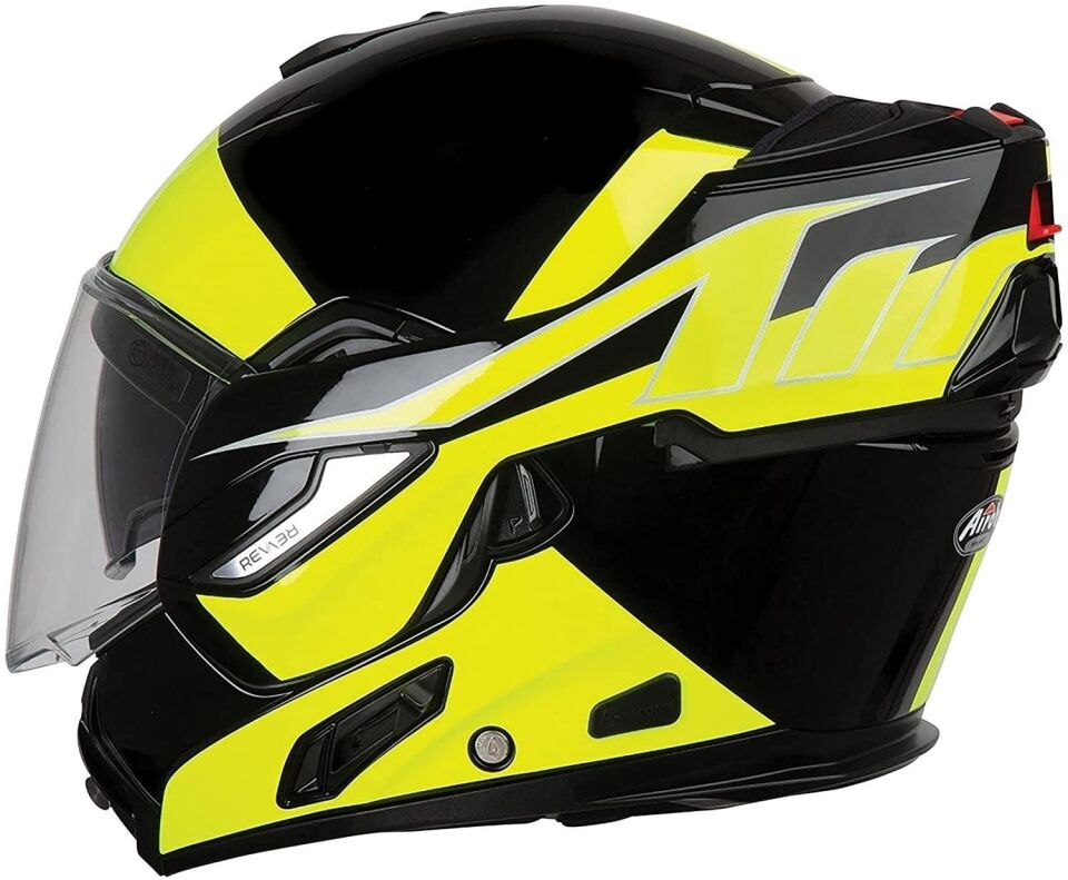 Airoh Rev 19 Fusıon Sarı Parlak  Motosiklet Kaskı