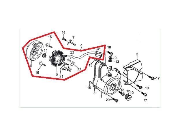 Kayo Ts 90 Alternatör Komple D5
