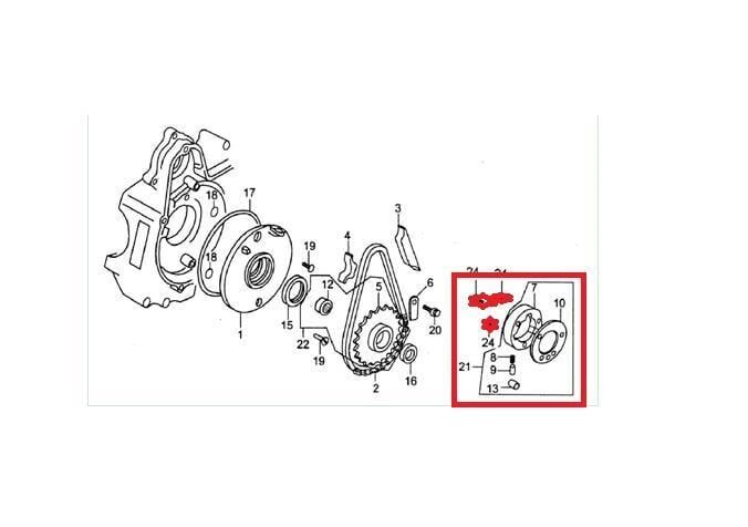 Kayo Ts 90 Marş Debriyajı A1