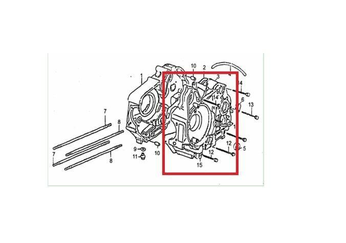 Kayo Ts 90 Krank Kutu Contası