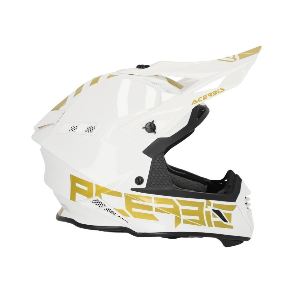 Acerbis X-Track 22-06 Kask Beyaz Gold