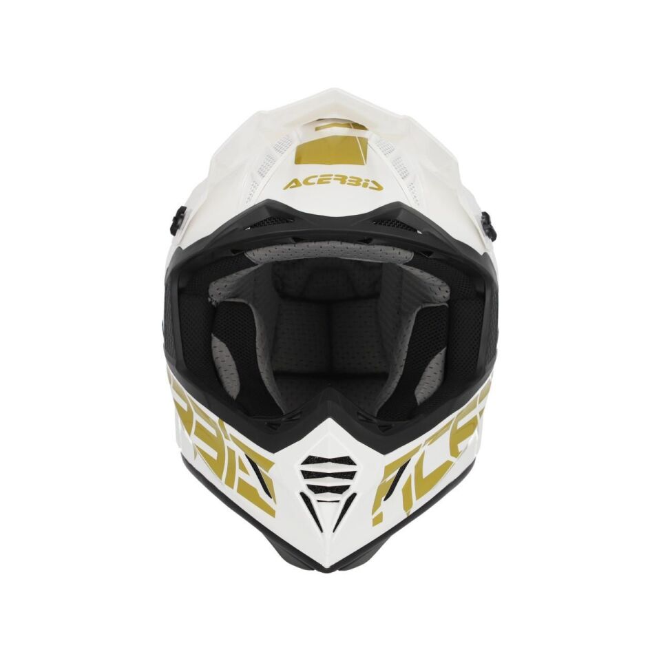 Acerbis X-Track 22-06 Kask Beyaz Gold