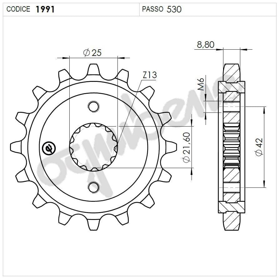 Kawasakı 600 Ognıbene Ön Dişli 15T