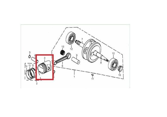 Kayo Ts 90 Piston B2