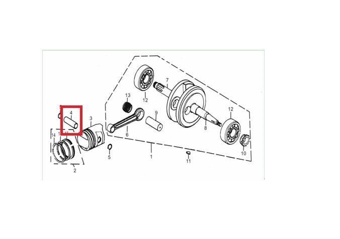 Kayo Ts 90 Piston Pimi B4