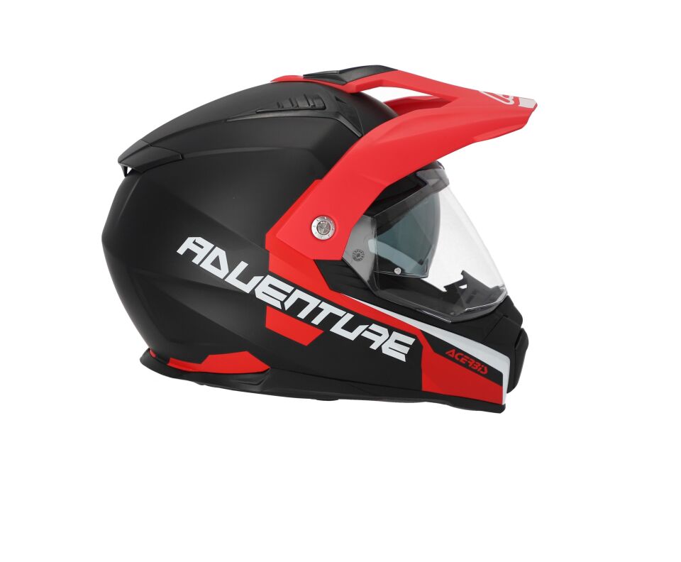 Acerbis Flıp Fs-606 22-06 Kask Gri Kırmızı