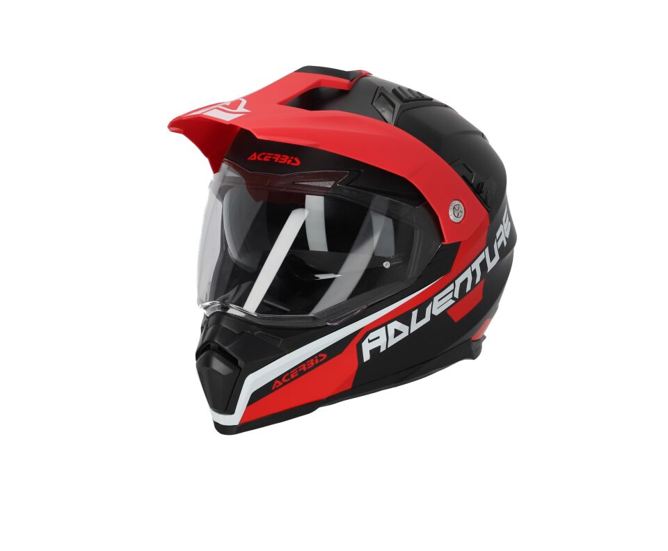 Acerbis Flıp Fs-606 22-06 Kask Gri Kırmızı