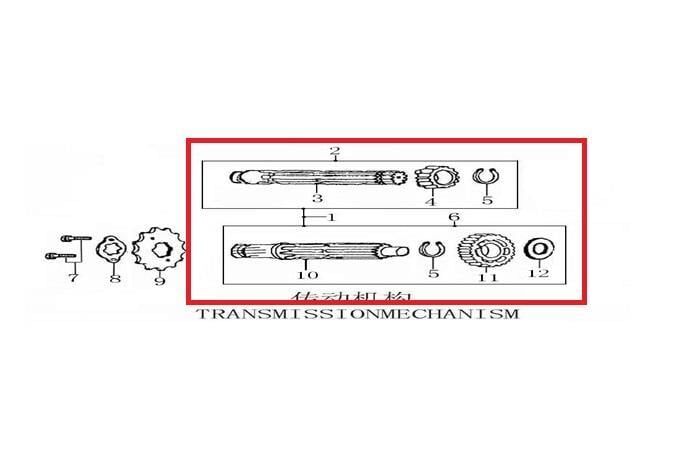 Kayo Ts 90 Şanzıman Dişli Seti B6