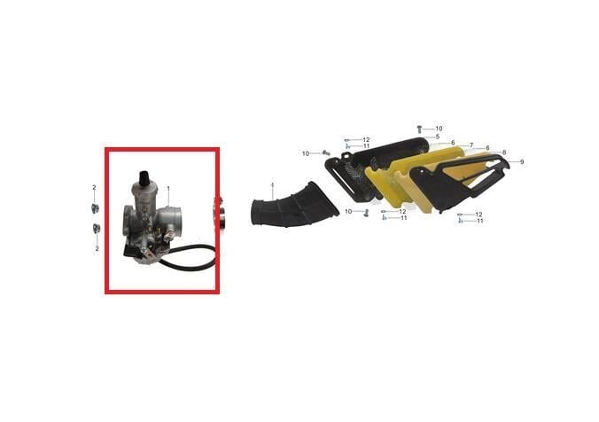 Kayo Tt 190 R Karburatör D7