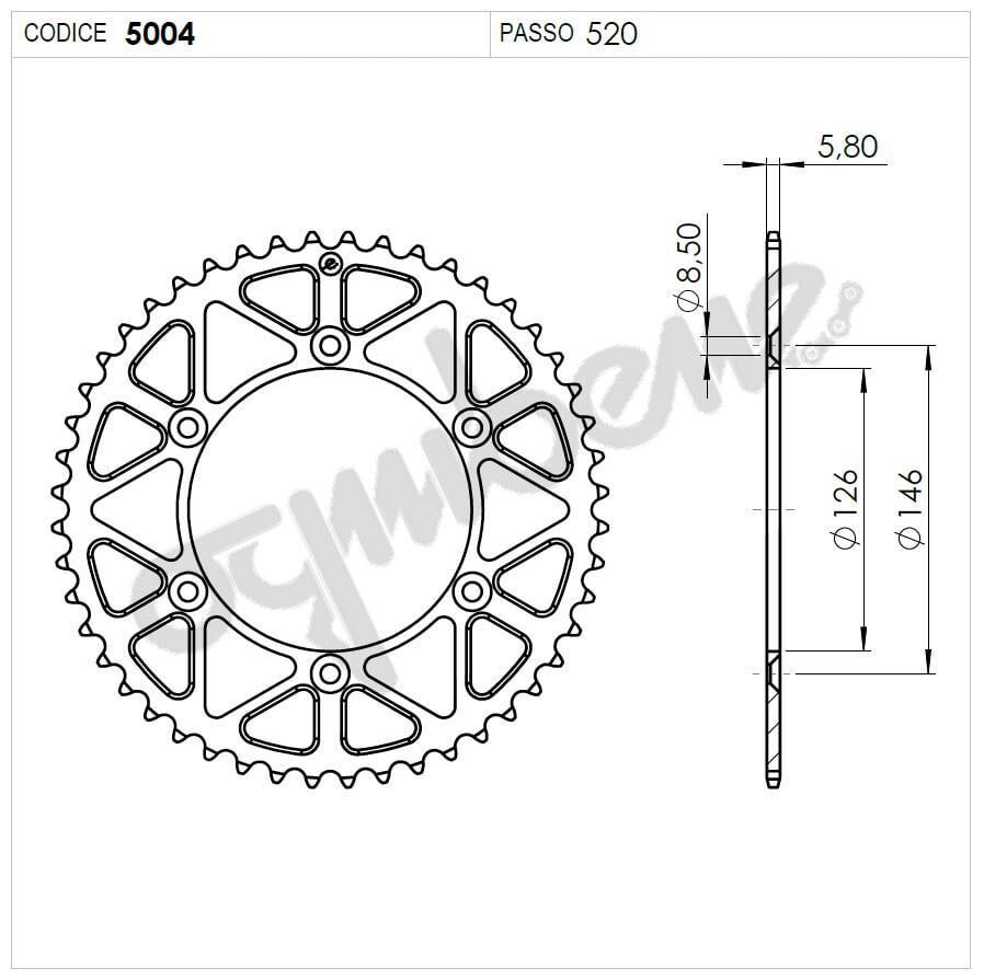 Suzukı 400 Ognıbene Arka Dişli 41T