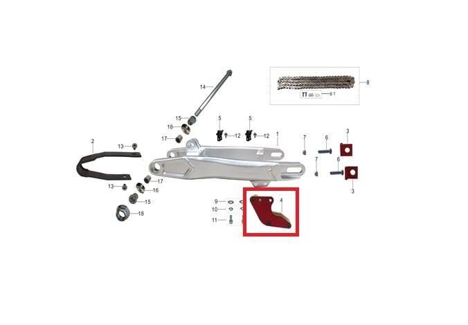 Kayo Tt 190 R Zincir Kılavuzu A7