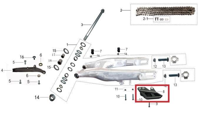 Kayo Kt 250 Zincir Kılavuzu A5