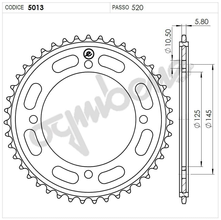 Yamaha 400 Ognıbene Arka Dişli 46T