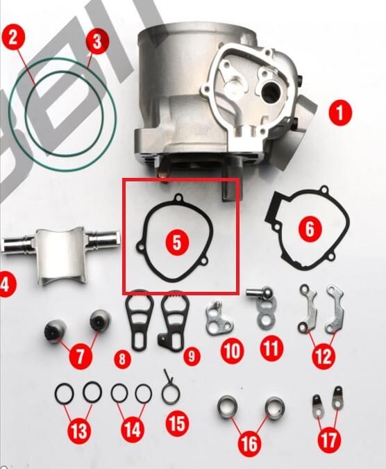 Nıbbı Ktm 2T Silindir Sol Kapak Contası