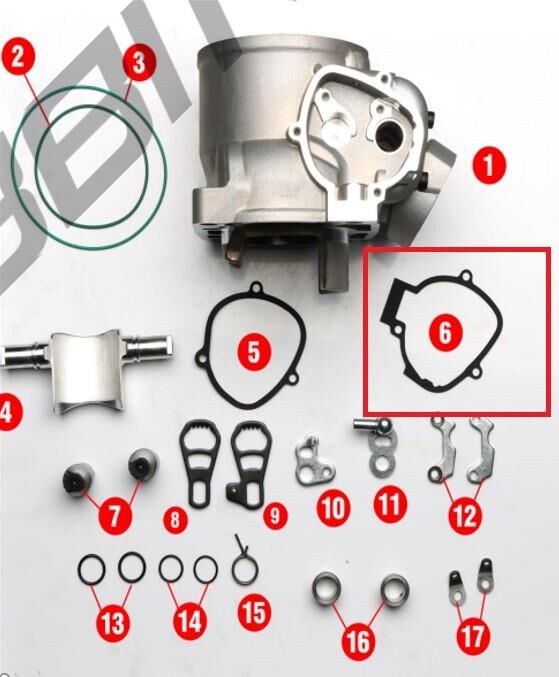 Nıbbı Ktm 2T Silindir Sağ Kapak Contası
