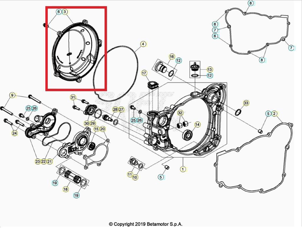 Clutch Cover Beta Orj Yp