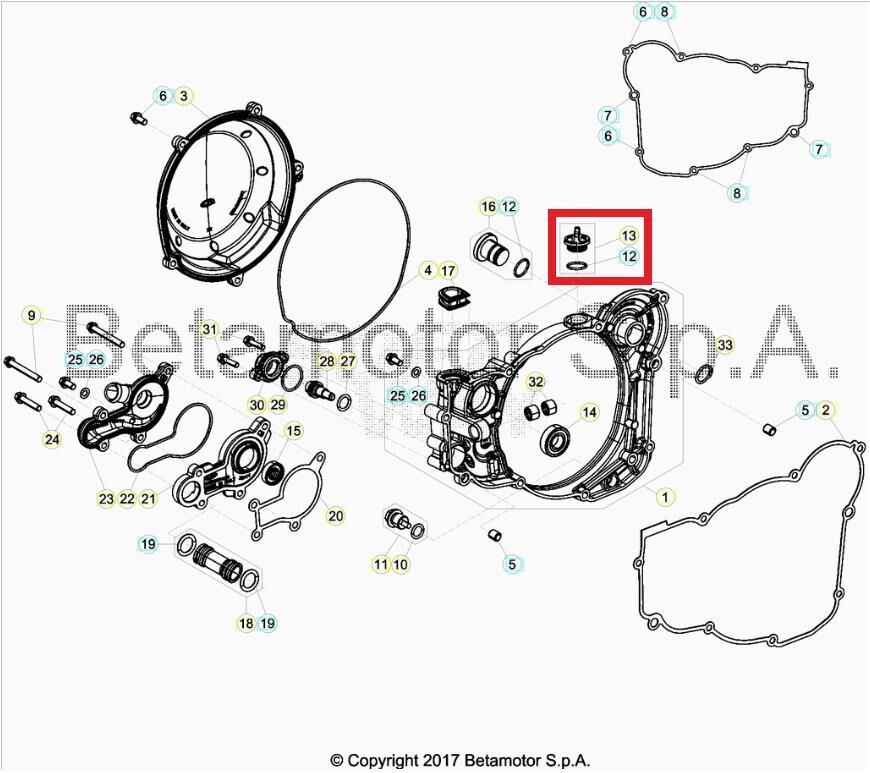 Oil Filling Cap Beta Orj Yp B10-3