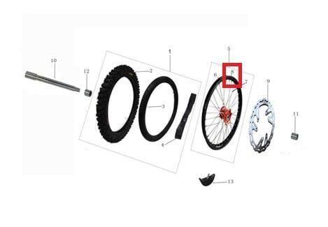 Kayo Kt 250 Ön Jant Çemberi K