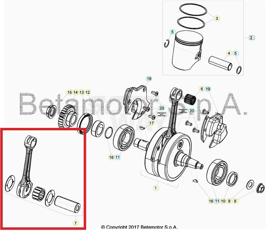 Connecting Rod Assy Beta Orj Yp