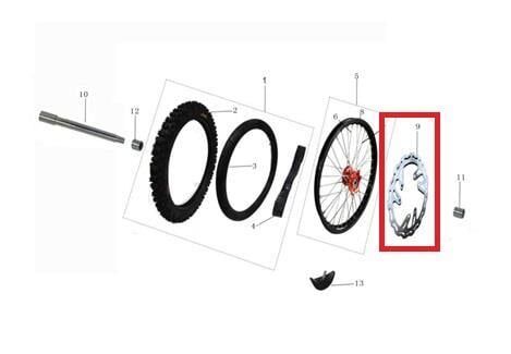 Kayo Kt 250 Ön Fren Diskı  C1