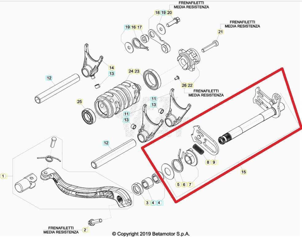 Shıft Shaft Cpl. Beta Orj Yp B12-3