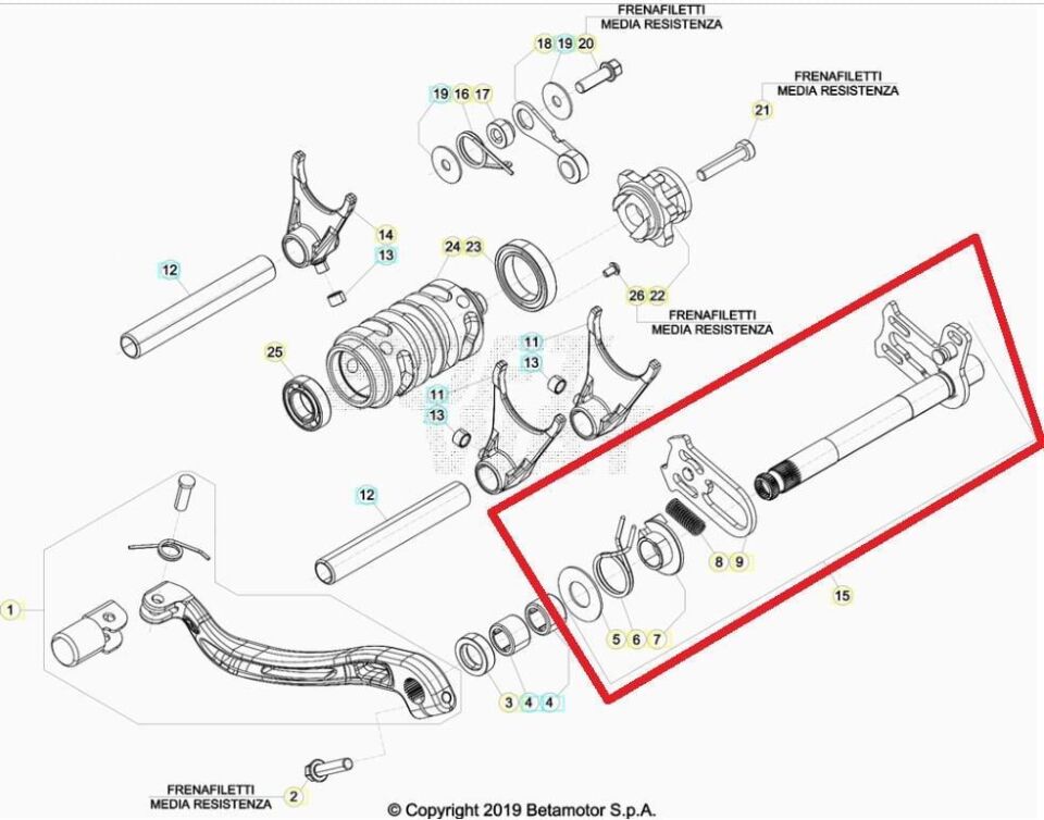 Shıft Shaft Cpl. Beta Orj Yp B12-3