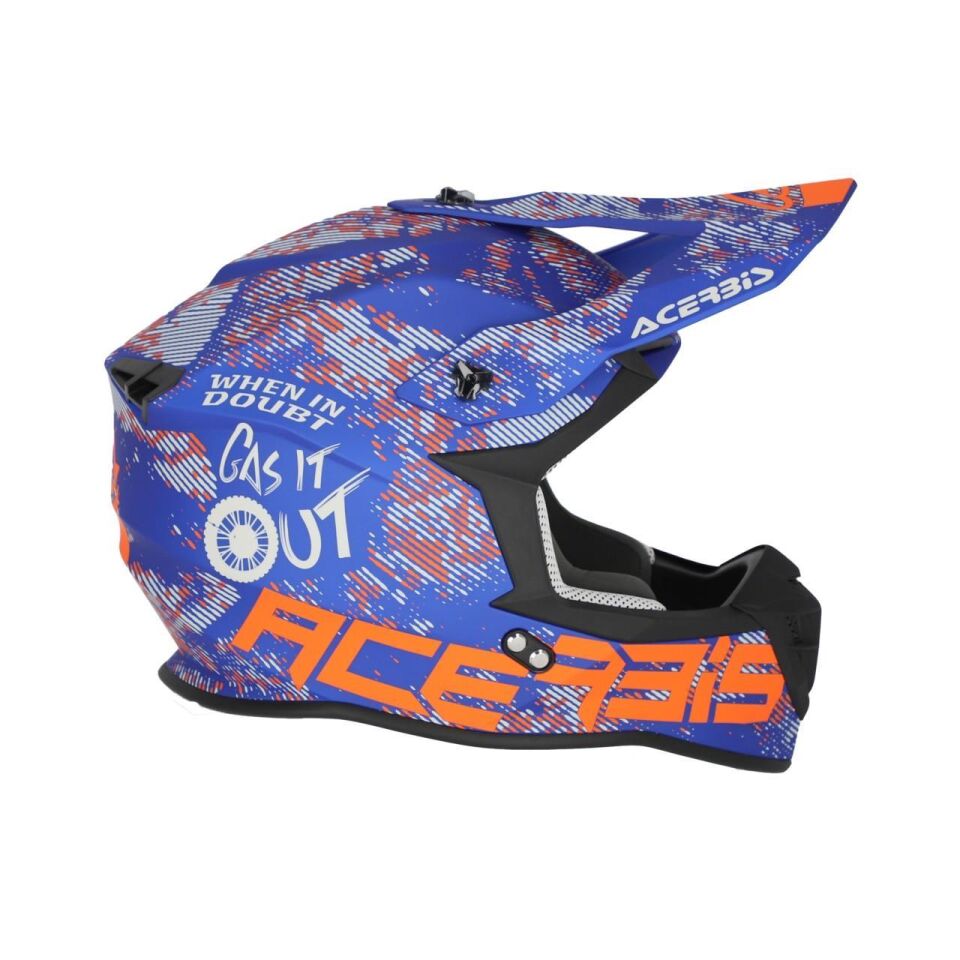 Acerbis Lınear Kask 2206 Gri Mavi
