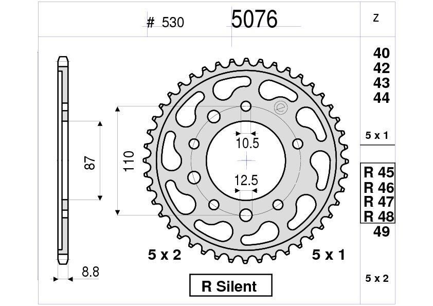 Suzukı Ognıbene Arka Dişli 47T