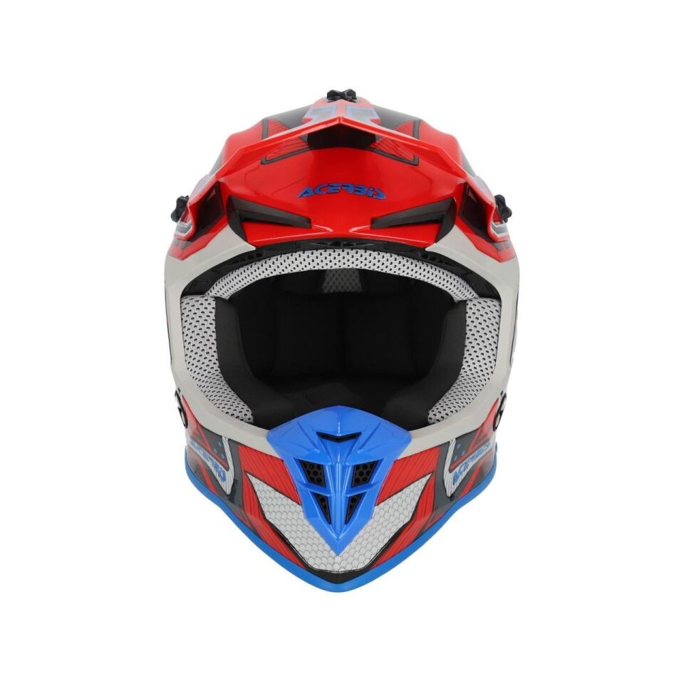 Acerbis Lınear Kask 2206 Kırmızı Mavi