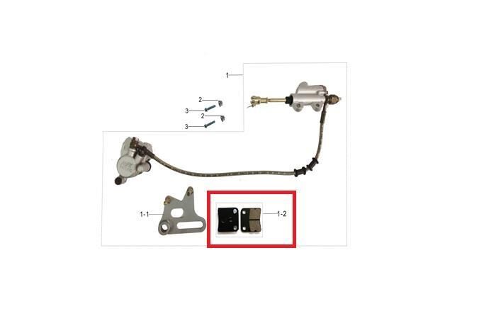 Kayo Tt 190 R Arka Fren Balatası