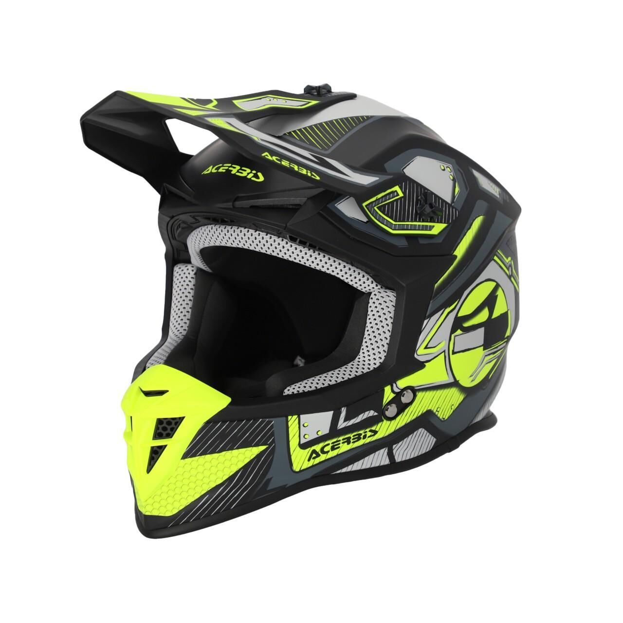 Acerbis Lınear Kask 2206 Siyah Sarı