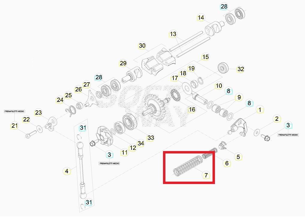 Adjustıng Sprıng 300Cc Beta Orj Yp