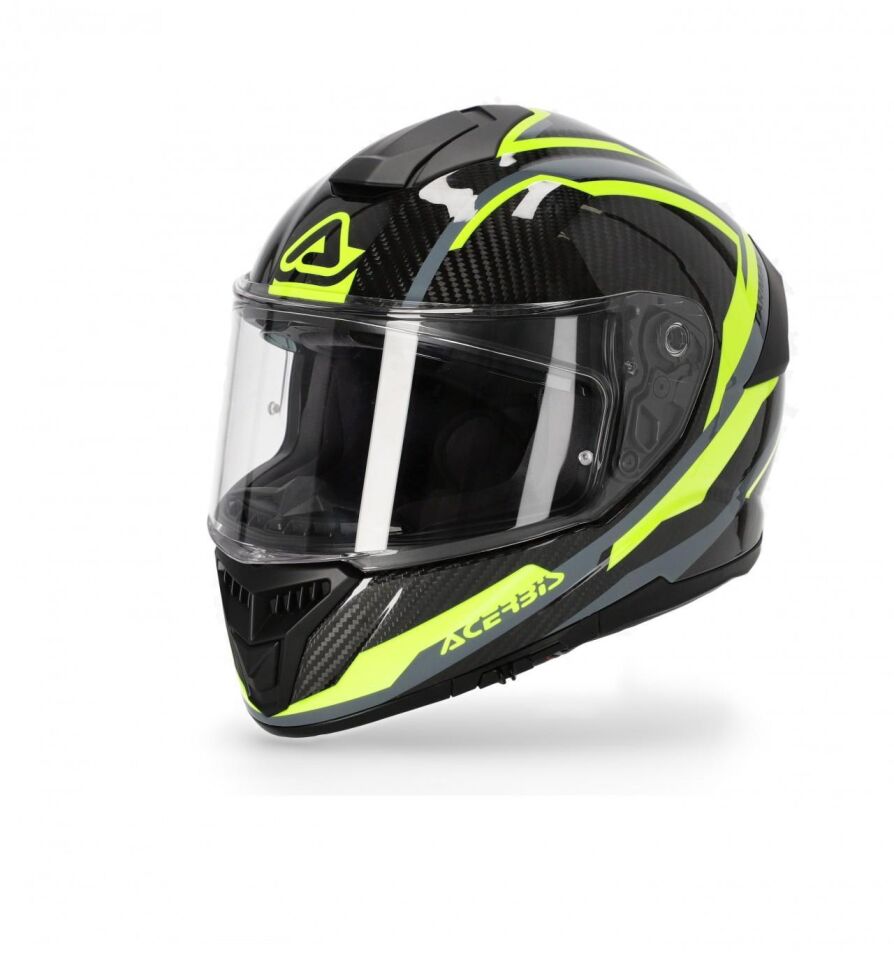 Acerbis Tarmak Carbon Kask Siyah Sarı