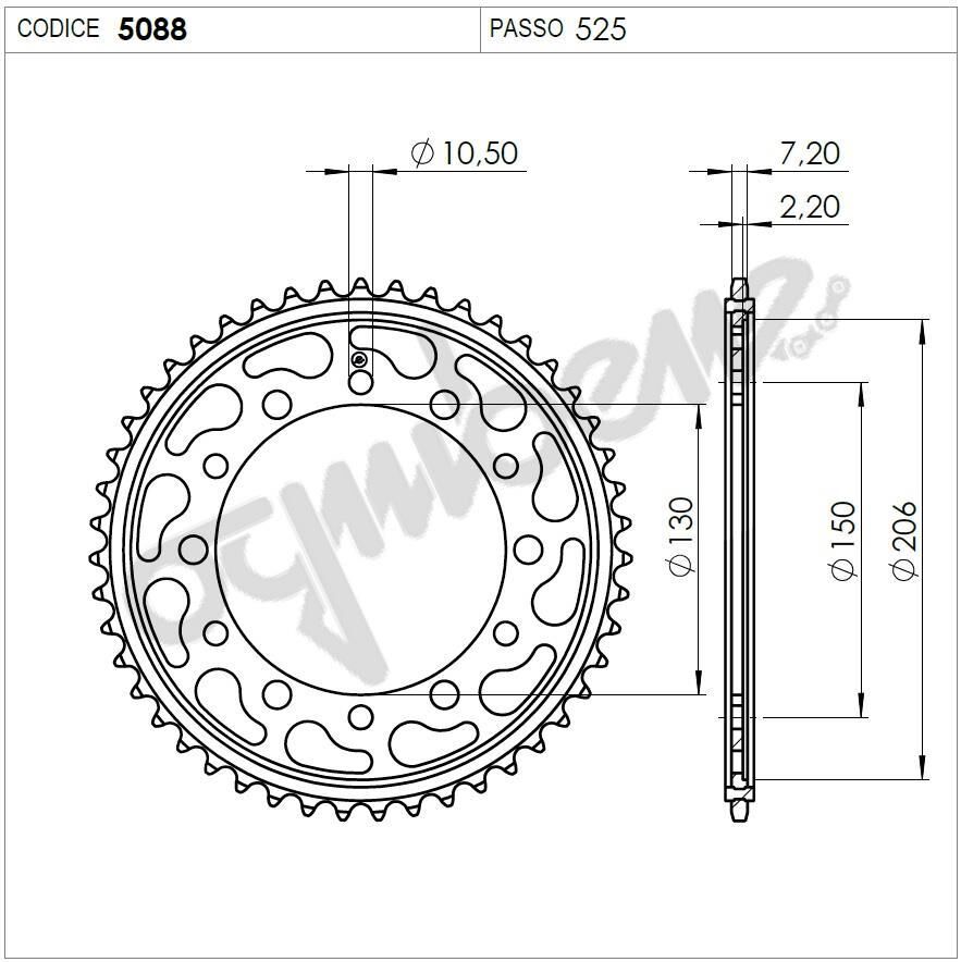 Honda Ognıbene Arka Dişli 47T